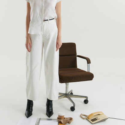 Denim S-Xxl Jeans, Model "Bianca Jeans", Washed Denim, White, Soft Fabric, Comfortable to Wear.
