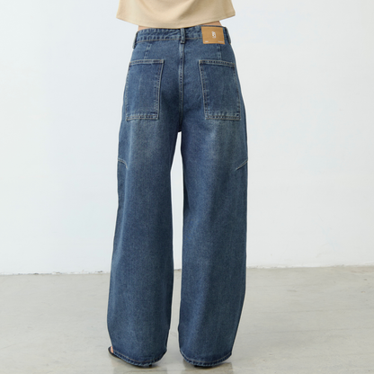Denim S-Xxl Jeans, Model "Bianca Jeans", Washed Denim, White, Soft Fabric, Comfortable to Wear.