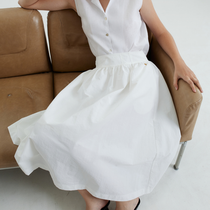 Victoria Nylon Maxi Skirt